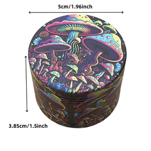 Logo personnalisé Métal Manuel Herb Grinder 50mm Tabac Grinder pour Fumer - Product Image 2