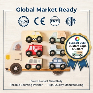 <span class=keywords><strong>Puzzle</strong></span> in Legno Montessori per Bambini, Gioco Educativo 3D per l'Apprendimento delle Forme di Auto - Product Image 6