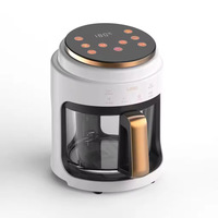 Friteuse à air et four électrique tout-en-un 4L pour la maison - Vue en verre, multifonctionnel et entièrement automatique