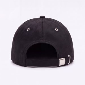 Gorra de béisbol de gamuza sintética común con logotipo personalizado al por mayor, 6 paneles, diamantes de imitación plateados de alta frecuencia, ajustable, a la moda, OEM ODM - Product Image 4