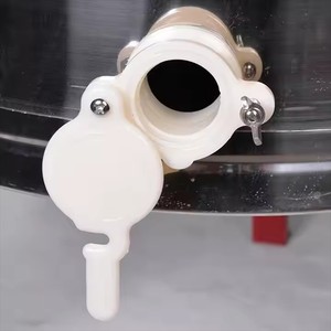<b>Brad</b> Semi-Automatic Stainless Steel 12-Frame Centrifugal Honey Extractor with 230V/110V Compatibility and 1 Year Warranty - Product Image 6