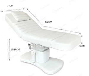 Cama de Pestañas Rosa Ajustable para Spa y Clínica de Tatuajes de Belleza, con Soporte para Posiciones Acostada y Sentada, Cama de Belleza Eléctrica - Product Image 5