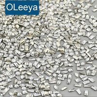Strass en zircone à dos plat Oleeya, breloques à dos plat pour ongles, diamants, bijoux, pierres 3D, décoration, gemmes pour nail art