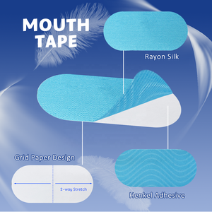 أنثرايف 30 شريط تخصيص حزمة الخيزران الحرير القطن النوم أفضل الأنف التنفس مكافحة الشخير أسود الشريط الفم للنوم - Product Image 3