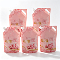 Doypack réutilisable shampooing bec verseur sac debout corps douche emballage lavage liquide savon détergent recharge bec pochette