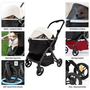 कारखाने के नए डिजाइन ऑक्फोर्ड फोल्डेबल हटाने योग्य सफेद पालतू - Product Image 5