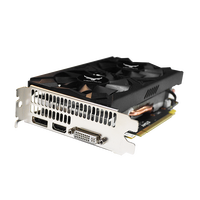 CENTAUR RX 580 kartu Video, kartu Video 8GB 2048SP dengan 256Bit PCI-E 3.0 8Pin Radeon GPU pipa panas Multi-Port DP GDDR5 pendingin kipas