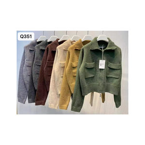 Camisa/Blusa de Invierno Casual para Mujer, Cuello Redondo, Estampada, Tejida por Computadora, Poliéster/Algodón, Manga Larga, Corte Ajustado, Alta Calidad - Product Image 5