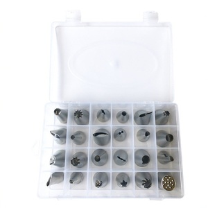 Ensemble <span class=keywords><strong>de</strong></span> buses <span class=keywords><strong>de</strong></span> décoration <span class=keywords><strong>de</strong></span> gâteau en acier inoxydable pour la cuisson, 24 pièces - Product Image 3