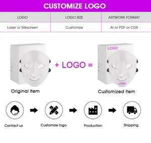 2021 Led Face 7 Color Lights Led Therapy Mask Facial Beauty Machine For Spa Use