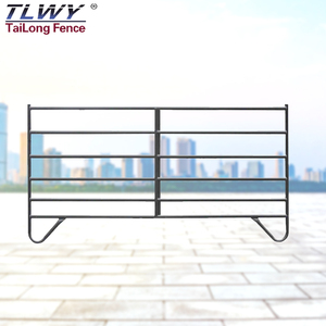 Ngựa Hàng Rào USA Hot Bán Bền Ngựa Tấm 12 Ft Nhiệm Vụ Nặng Nề Chăn Nuôi Bảng Điều Chỉnh Hàng Rào Gỉ Bằng Chứng Ngựa Corral Tấm - Product Image 2