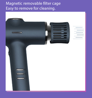 Sèche-cheveux électrique professionnel OEM 1200W avec moteur BLDC sans balais, fonction ionique et design en T inversé pour hôtels