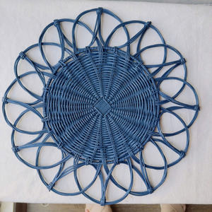 แผ่นรองจานหวายสีสันสดใสสำหรับฤดูกาลงานแต่งงาน - Product Image 3