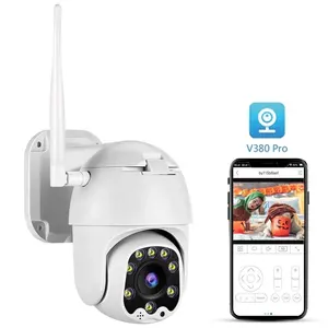 2MP 4X Varifocal Zoom PTZ Outdoor Tahan Air IP66 Jarak IR 150M V380 Nirkabel Keamanan Rumah Pintar Mini Kecepatan Wifi dome Camera