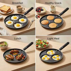 Nuovo arrivato 3 fori eco-friendly facile da pulire <span class=keywords><strong>per</strong></span> la colazione hamburger personalizzato antiaderente Mini padella <span class=keywords><strong>per</strong></span> frittelle - Product Image 5