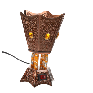 Brass Casted Bakhoor Burner Arabic Oud Shape Charcoal Burner Beautifully Crafted Incense High Demand <b>Metal</b> Incense Burner - Product Image 4