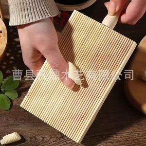 Planche à pâtes en bois avec poignée, machine à nouilles en bois massif pour la cuisine, écologique - Product Image 5