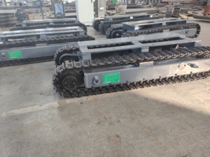 Tùy chỉnh nhà sản xuất nhỏ nhỏ thép theo dõi cao su bánh xích khung gầm theo dõi khung gầm cho khai thác mỏ máy xúc Giàn Khoan - Product Image 4