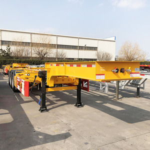 40ft Gooseneck Iso Tank Container Skeleton Trailer <span class=keywords><strong>Chasis</strong></span> para la venta Acero Personalizado Panda Truck Trailers 12V/24V 7 Line - Product Image 3