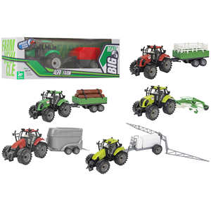 Tracteur à roue libre avec remorque assortie - Product Image 1