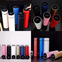 Termometer Penjualan Panas Botol Isolasi Termal Stainless Steel Pengukur Suhu Cerdas dengan Kustomisasi