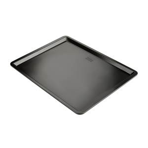 Bandeja para hornear de línea metálica negra de 42x32cm, bandeja perforada para el hogar, cocina, acero, silicona, aluminio, molde para pasteles para cocinar platos para hornear - Product Image 1