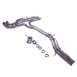 Escape Deportivo Catback con Válvula Variable para Sección Media-Trasera, Compatible con Porsche Cayenne <span class=keywords><strong>GTS</strong></span> Turbo 3.0T V6 SUS304 2019-2024 - Product Image 5