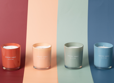 Wholesale luxury candle holder with soy wax gift set package 3