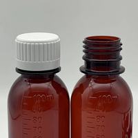 Sirop contre la toux en gros, médicament liquide sur ordonnance, flacon PET avec bouchon sécurité enfant