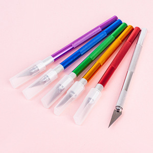 Çok bıçak çömlek kil araçları oyma aracı farklı renk kesme bıçağı alüminyum alaşım zanaat gravür oyma bıçağı - Product Image 4