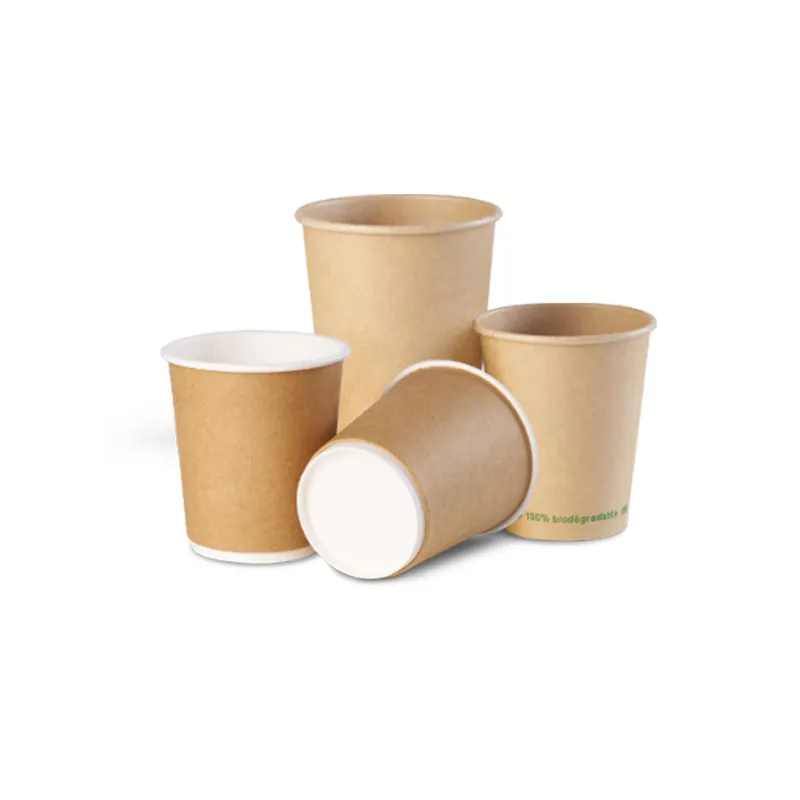 Wholesale Disposable Cup Price 6 7 Oz 24oz 750ml Microwavable Kraft Round Lunch Box Rice Soup Rectangular Paper Bucket Bowl