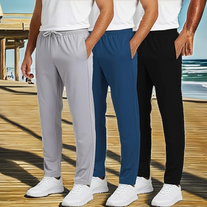 Pantalones Cortos Deportivos para Hombre, hasta la Rodilla, para Correr, Playa, Verano, Transpirables, de Secado Rápido, para Gimnasio y Fitness, Spandex/Poliéster - Product Image 2