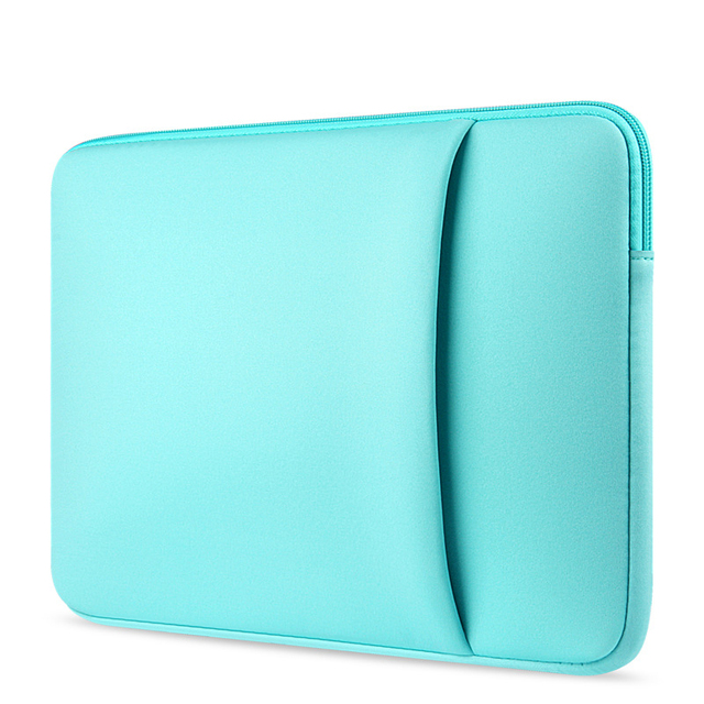 Durable Soft Neoprene Laptop Sleeve Case Zipper Closure Modern Vintage Business Waterproof Handbag Crossbody Large Capacity