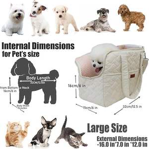 Breathable Mesh Pet Carrier Bag Head-Out Design Portable Crossbody Tote for <strong>Cats</strong> Small Dogs Fashion Travel <strong>Handbag</strong> - Product Image 5