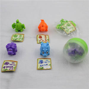 2019 nouveau promotionnel bricolage assemblage en plastique dinosaure Capsule 4 conceptions pour enfants jouets éducatifs distributeurs automatiques EN71 - Product Image 1