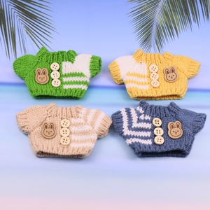 Suéter de juguete de dibujos animados al por mayor para muñeca de tela de 17 cm Labu Two Three Generations Tide Play Small Pendant - Product Image 2