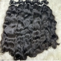 Extensiones de Cabello Humano Natural Liso y Rizado Birmano, Paquetes de Cabello Virgen con Puntas Completas para Venta al por Mayor