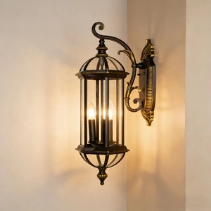 Lampes murales rétro européennes en aluminium pour extérieur, jardin, paysage, étanches IP65, balcon, couloir, lampes murales LED pour extérieur - Product Image 1