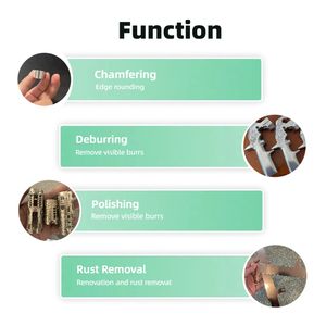 آلات التشطيب الاهتزازي السيراميكية للأجزاء المعدنية بسعات 150 لتر و 250 لتر و 350 لتر و 450 لتر و 650 لتر لإزالة الحواف - Product Image 3