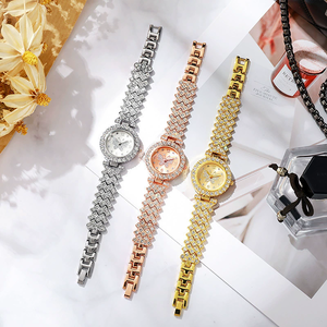 Nuevo Reloj de Mujer Serie Mariposa, Estilo Moderno, Versátil, Personalidad, Completamente de Diamantes, Correa de Acero Inoxidable - Product Image 1