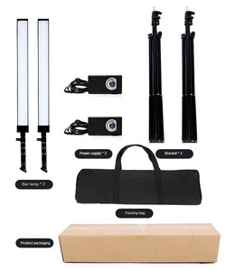 ชุดไฟ LED แบบพกพา ปรับความสว่างได้ 5500K สำหรับถ่ายภาพ วิดีโอ งานปาร์ตี้ งานแสดงสินค้า ใช้งานร่วมกับ <span class=keywords><strong>iPad</strong></span> กล้องถ่ายรูป ไฟเสริมสำหรับถ่ายภาพ 360 องศา - Product Image 5