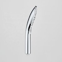 Douche à main ronde chromée moderne, 3 modes, durable, de qualité supérieure, avec installation facile pour salle de bain
