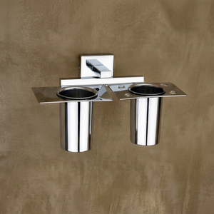 SOON - Juego de Accesorios de Baño de Acero Inoxidable con Acabado Cromado Kiwi, Resistente al Óxido, para Montar en la Pared, 60 cm, Toallero, Jabonera - Product Image 1
