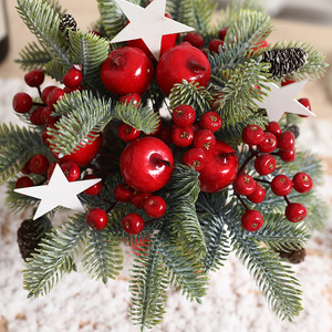 <span class=keywords><strong>Mini</strong></span> Arrangement <span class=keywords><strong>de</strong></span> Table <span class=keywords><strong>de</strong></span> Noël, Décoration Artificielle <span class=keywords><strong>de</strong></span> Branche <span class=keywords><strong>de</strong></span> <span class=keywords><strong>Pin</strong></span> avec Baies et Pommes, Centre <span class=keywords><strong>de</strong></span> Table <span class=keywords><strong>de</strong></span> Noël pour la Décoration <span class=keywords><strong>de</strong></span> Fêtes à Domicile - Product Image 4