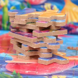 Puzzle éducatif pour enfants, princesses, fées, dinosaures, animaux, 60 pièces, boîte en métal, puzzles en bois pour filles et garçons - Product Image 5