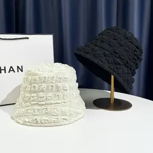 2023 toptan sıcak satış tasarımcı kova şapka kadınlar için özel yüksek kaliteli lüks kova şapka
