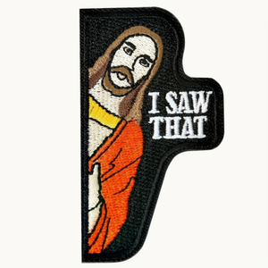 Brodé j'ai vu cette broderie Christian j'aime jésus Patch fer sur des patchs de chapeau drôles amusants - Product Image 1