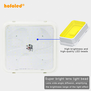 Lumière Solaire Intérieur Étanche IP65 Capteur Télécommande 20CM 30CM 40CM LED Plafonniers Solaires 200W pour Couloir Salon - Product Image 3