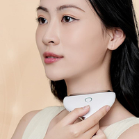 Masseur Gua Sha à lumière rouge, outil de raclage facial chauffant et vibrant, instrument de beauté pour raffermir le visage et le cou