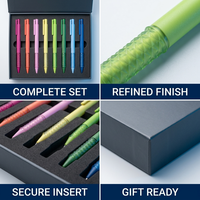 Lot de stylos gel colorés personnalisés en gros d'usine, corps mat, prise en main souple, écriture fluide, fournitures de bureau et scolaires